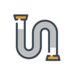 Plumbing icon for drainage